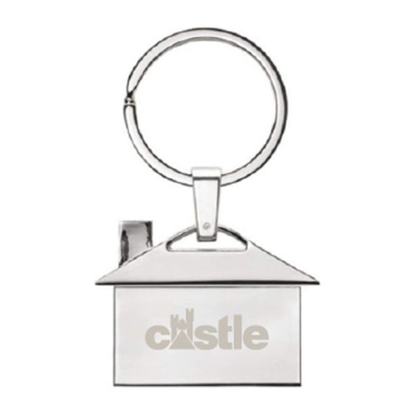 HOUSE SHAPED KEY RING